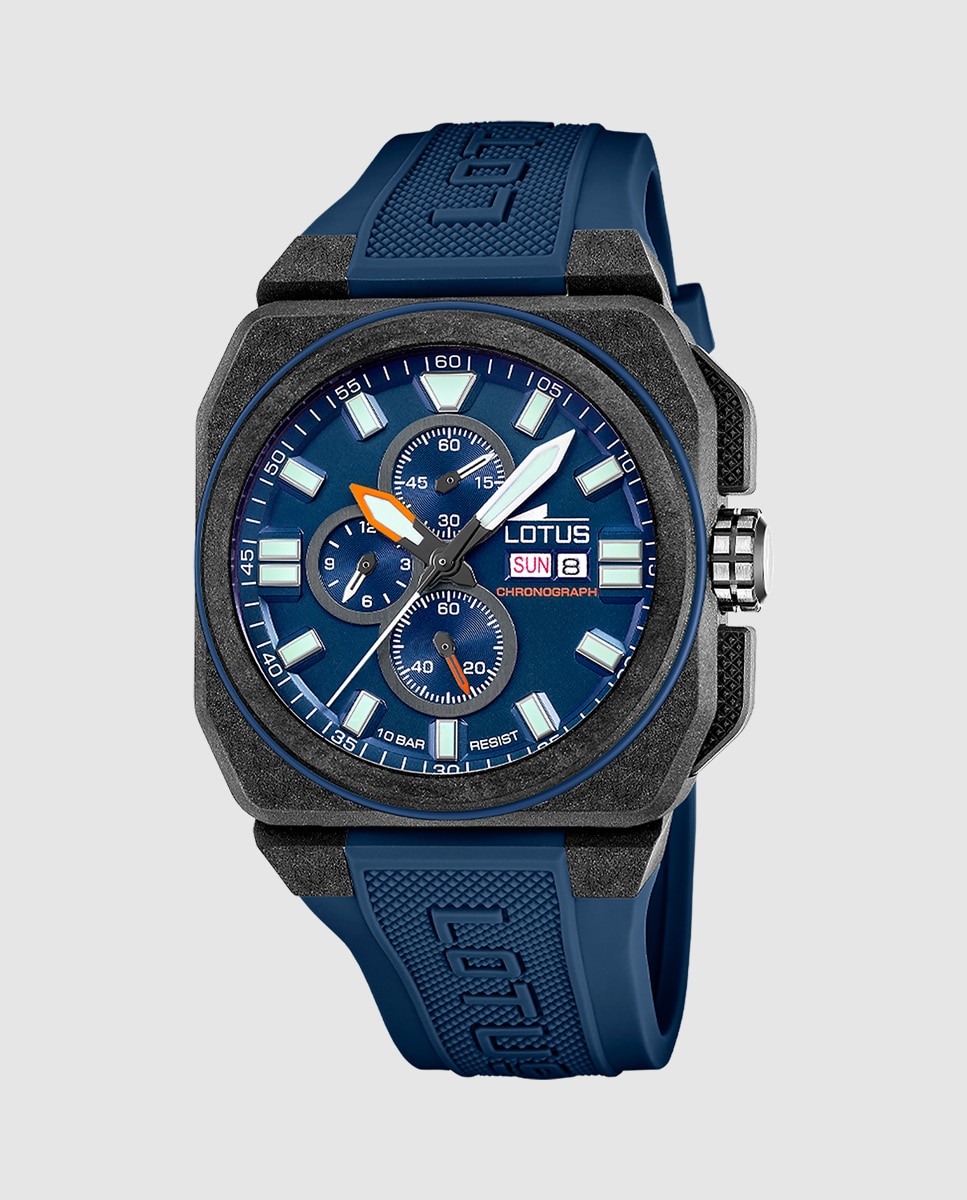 Relógio 18976/3 Chrono de Borracha Azul Azul / Preto-1