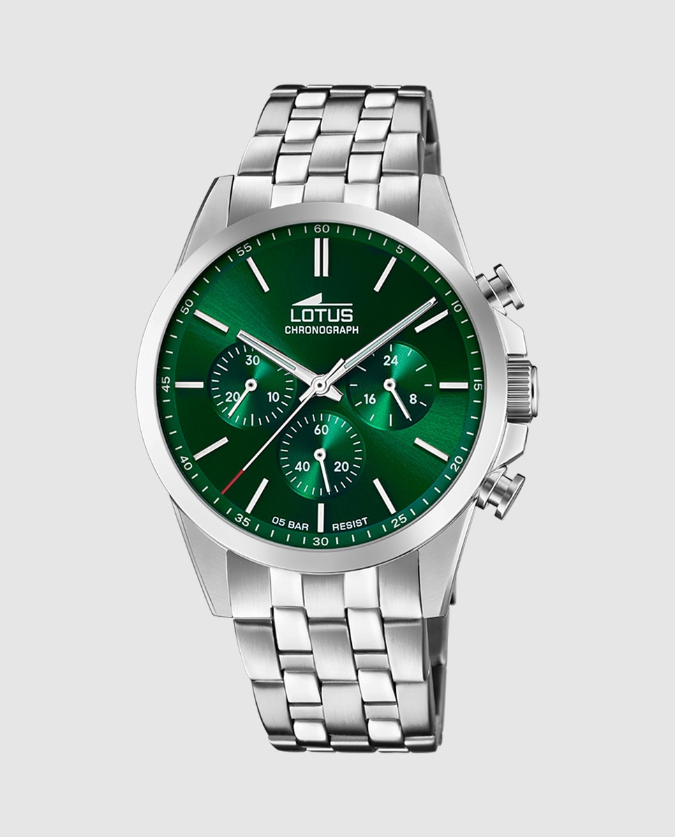 Relógio 18989/3 Chrono de Aço Prateado Prata-1