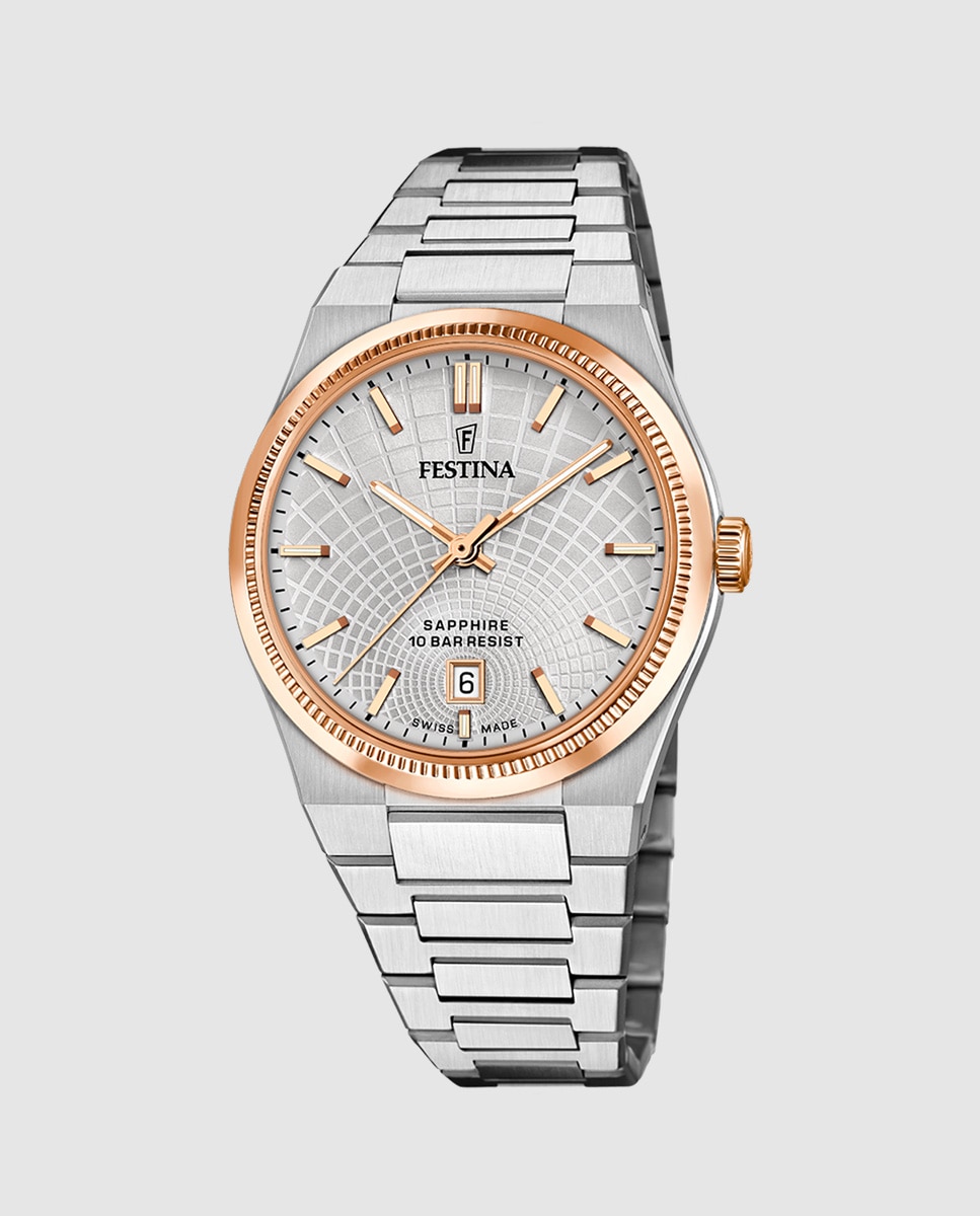 Relógio F20065/1 Swiss Made Rivé de Aço Prateado Prata-1