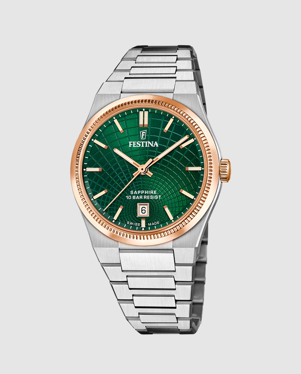 Relógio F20065/3 Swiss Made Rivé de Aço Prateado Prata-1