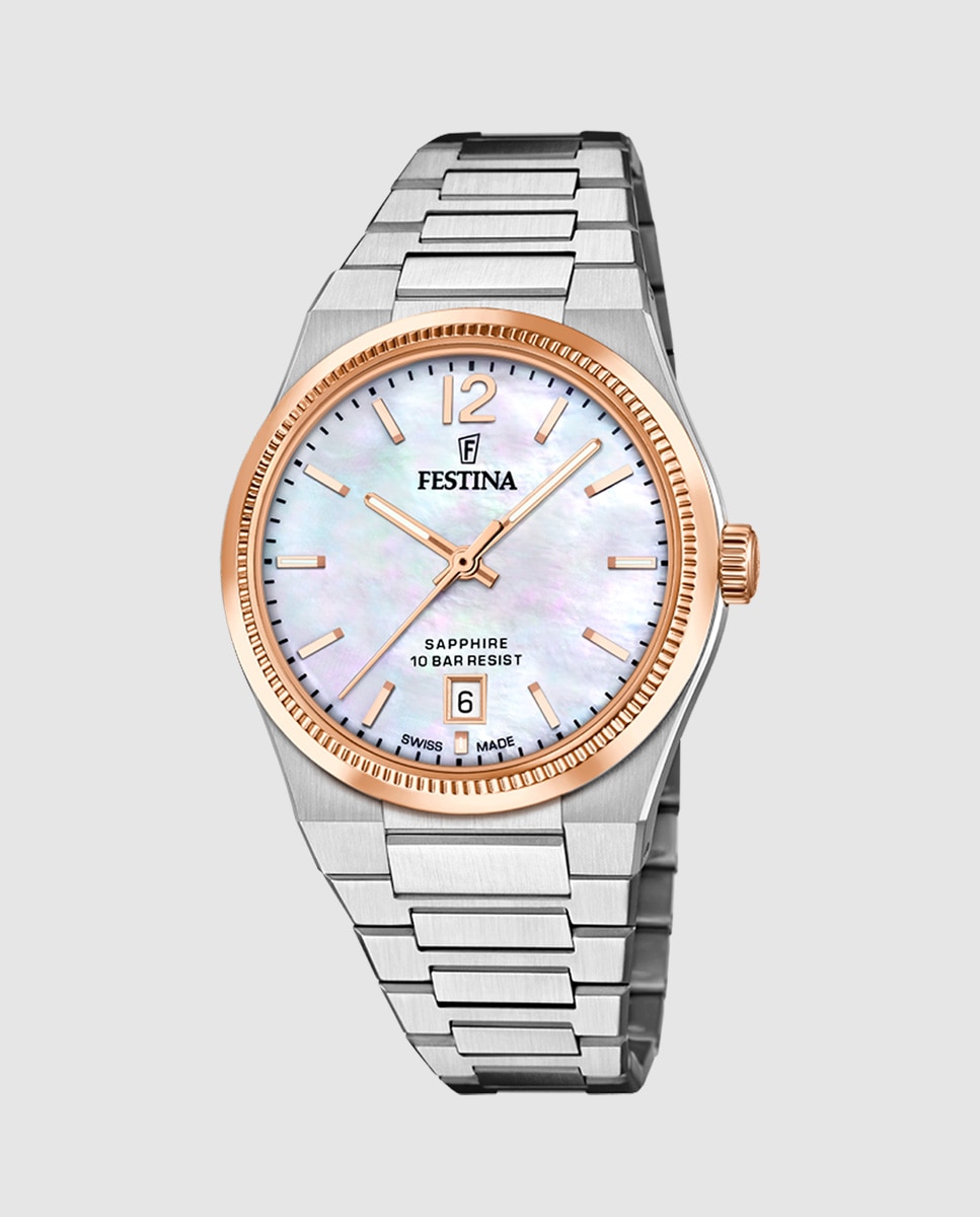 Relógio F20066/1 Swiss Made Rivé de Aço Prateado Prata-1