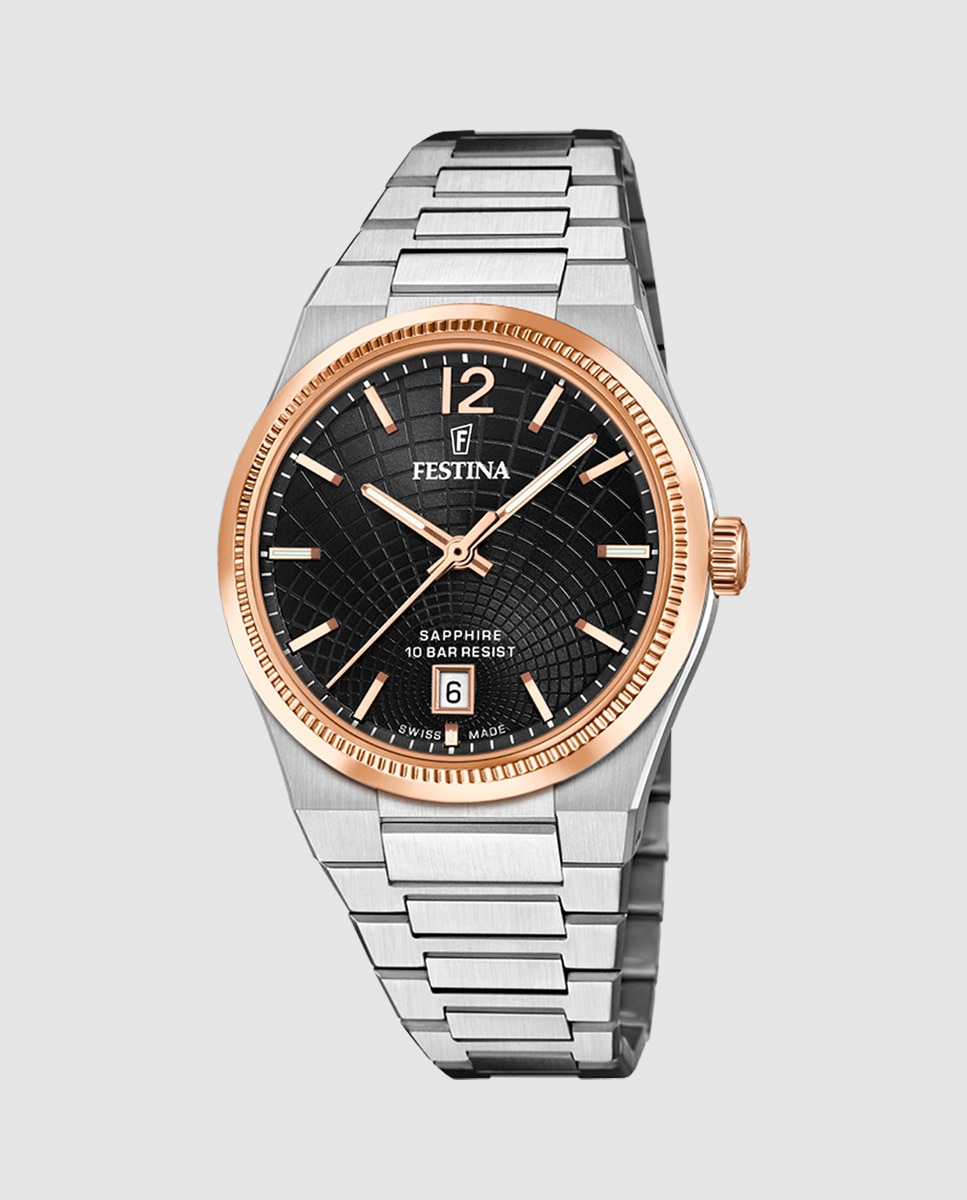 Relógio F20066/4 Swiss Made Rivé de Aço Prateado Prata-1