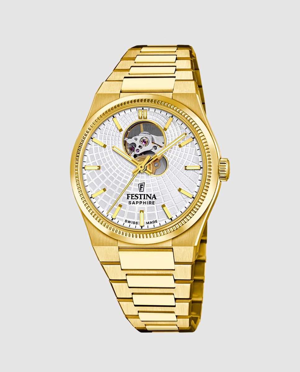 Relógio F20062/1 Automatic de Aço Dourado Ouro-1