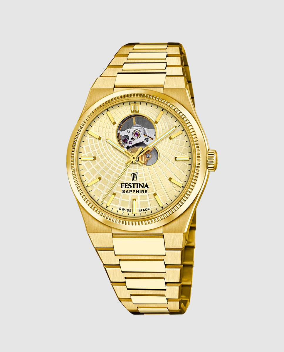 Relógio F20062/2 Automatic de Aço Dourado Ouro-1