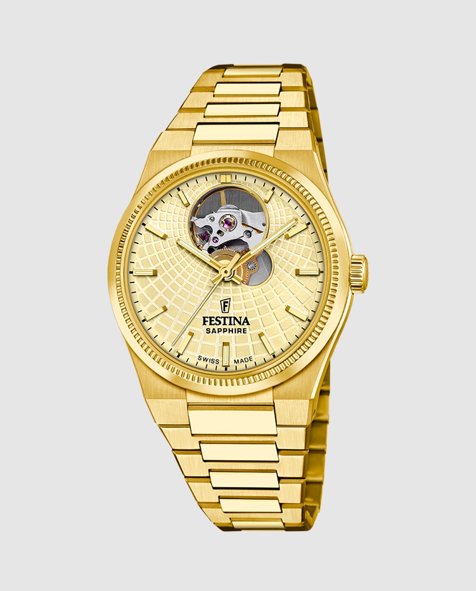Relógio F20064/2 Automatic de Aço Dourado Ouro-1