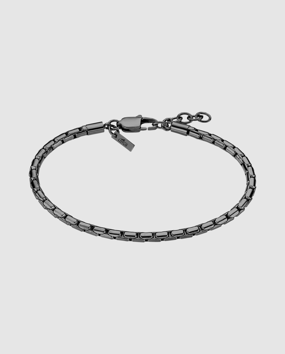 Pulseira Lotus Style Ls2367-2/3 Men In Black de Aço Inoxidável 316l com Acabamento Brilhante Preto brilhante-1