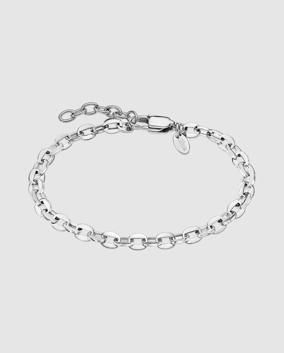 Pulseira de Elos Lotus Style Ls2337-2 1 Urban Woman de Aço Inoxidável com Acabamento Brilhante Prateado-1