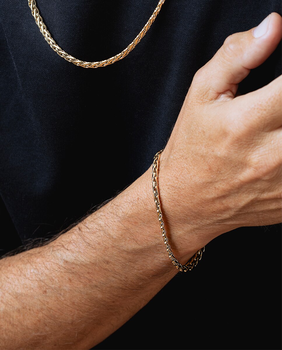 Pulseira Lotus Style Ls2366-2/2 Urban Man de Aço Inoxidável com Acabamento Brilhante Dourado-2