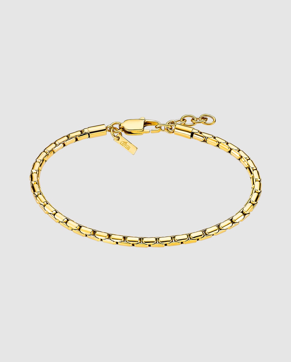 Pulseira Lotus Style Ls2367-2/2 Men In Black de Aço Inoxidável 316l com Acabamento Brilhante Dourado-1