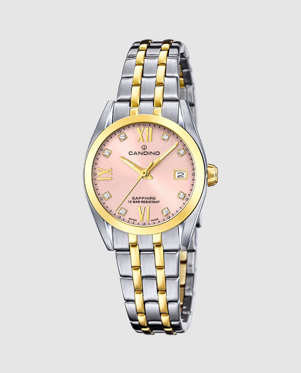 Imagem 0 de Relógio C4704/f Classic Ladies de Aço Multicolor
