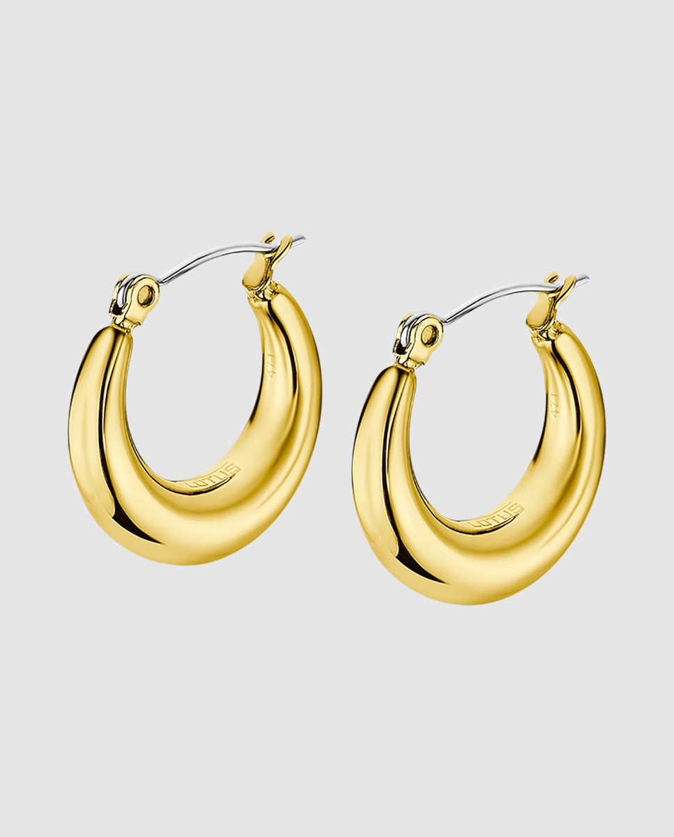 Brincos Lotus Style Ls2346-4/2 Urban Woman de Aço Inoxidável 316l com Acabamento Brilhante Dourado-1