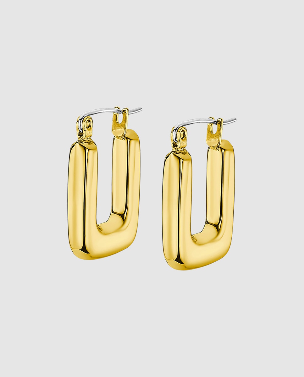 Brincos Lotus Style Ls2348-4/2 Urban Woman de Aço Inoxidável 316l com Acabamento Brilhante Dourado-1