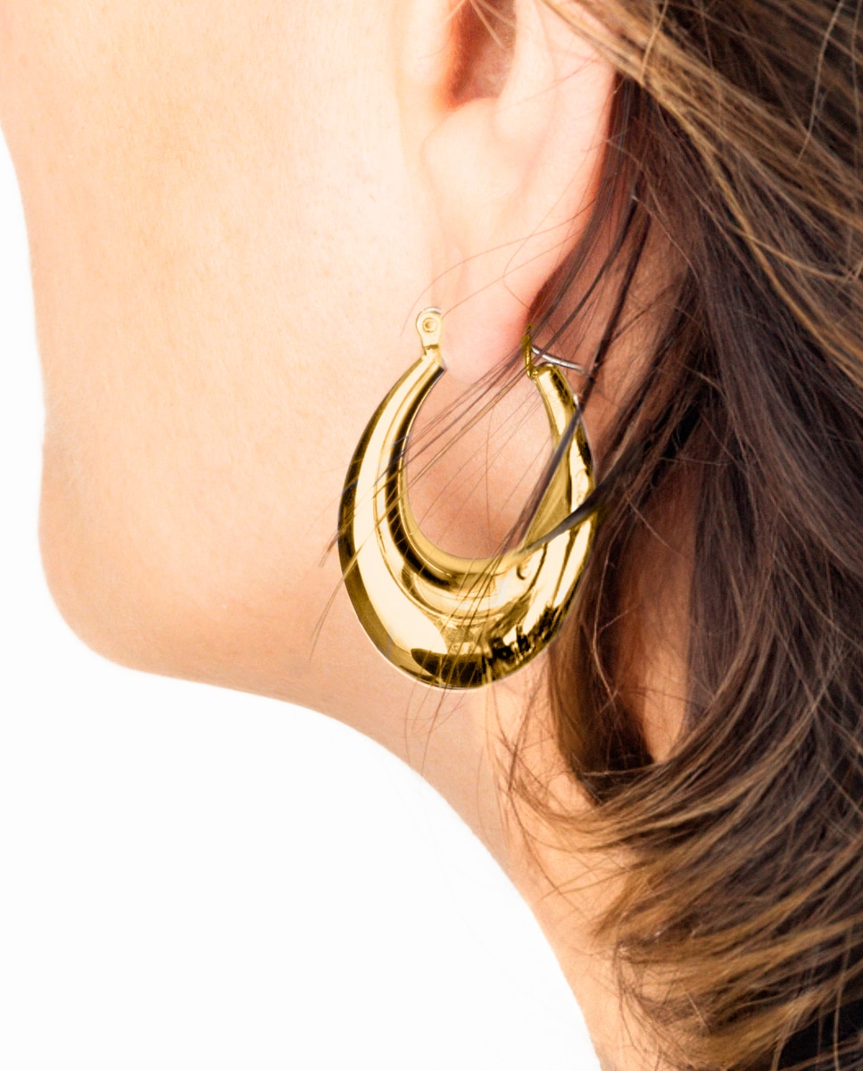 Brincos Lotus Style Ls2349-4/2 Urban Woman de Aço Inoxidável 316l com Acabamento Brilhante Dourado-2