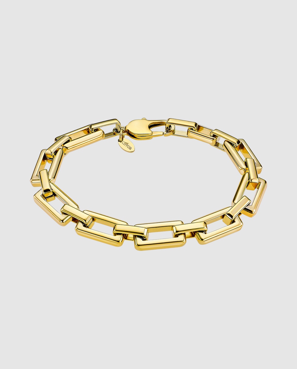 Pulseira de Elos Lotus Style Ls2424-2 2 Urban Woman de Aço Inoxidável 316l com Acabamento Brilhante Dourado-1