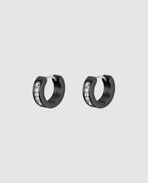 Imagem 0 de Brincos Lotus Style LS2437-4/3 Men's Earrings de Aço Inoxidável 316l com Acabamento Brilhante e Zirconita