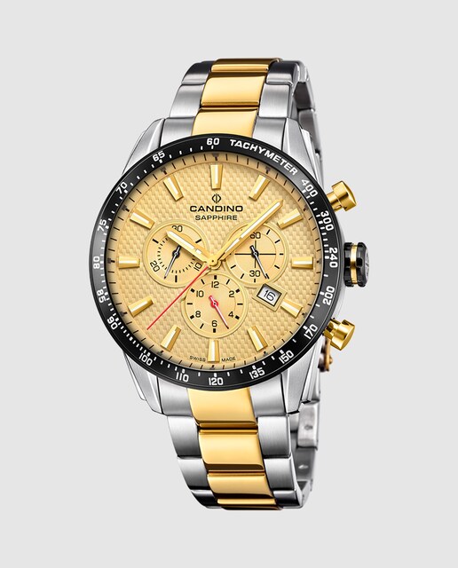 Imagem 0 de Relógio C4748/a Gents Chrono de Aço Multicolor