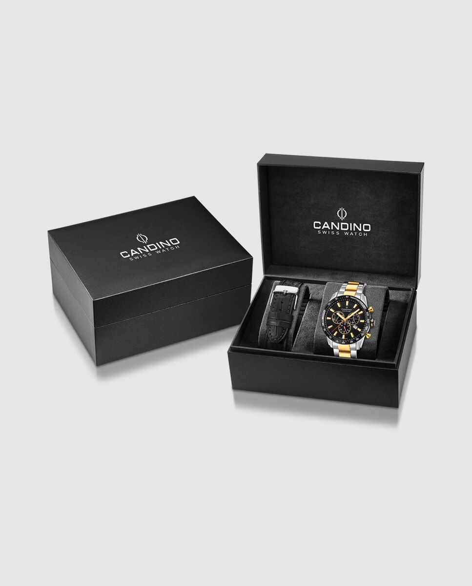 Relógio C4748/d Gents Chrono de Aço Multicolor Multicolor-3