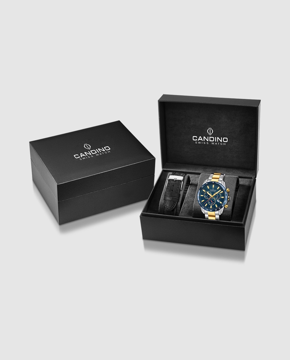 Relógio C4748/b Gents Chrono de Aço Multicolor Multicolor-3