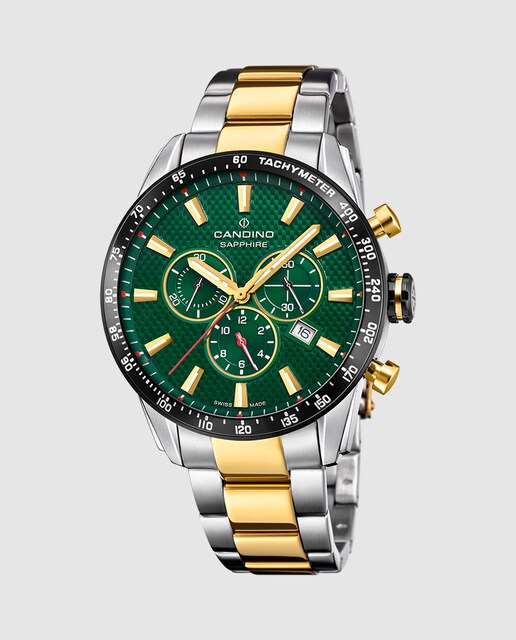 Imagem 0 de Relógio C4748/c Gents Chrono de Aço Multicolor