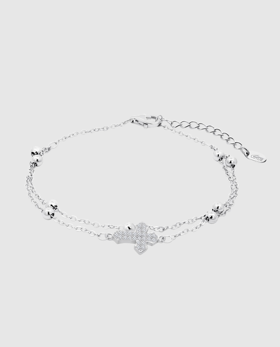 Pulseira Lotus Silver Lp3816-2/1 Trendy de Prata com Acabamento Brilhante Prateado-1