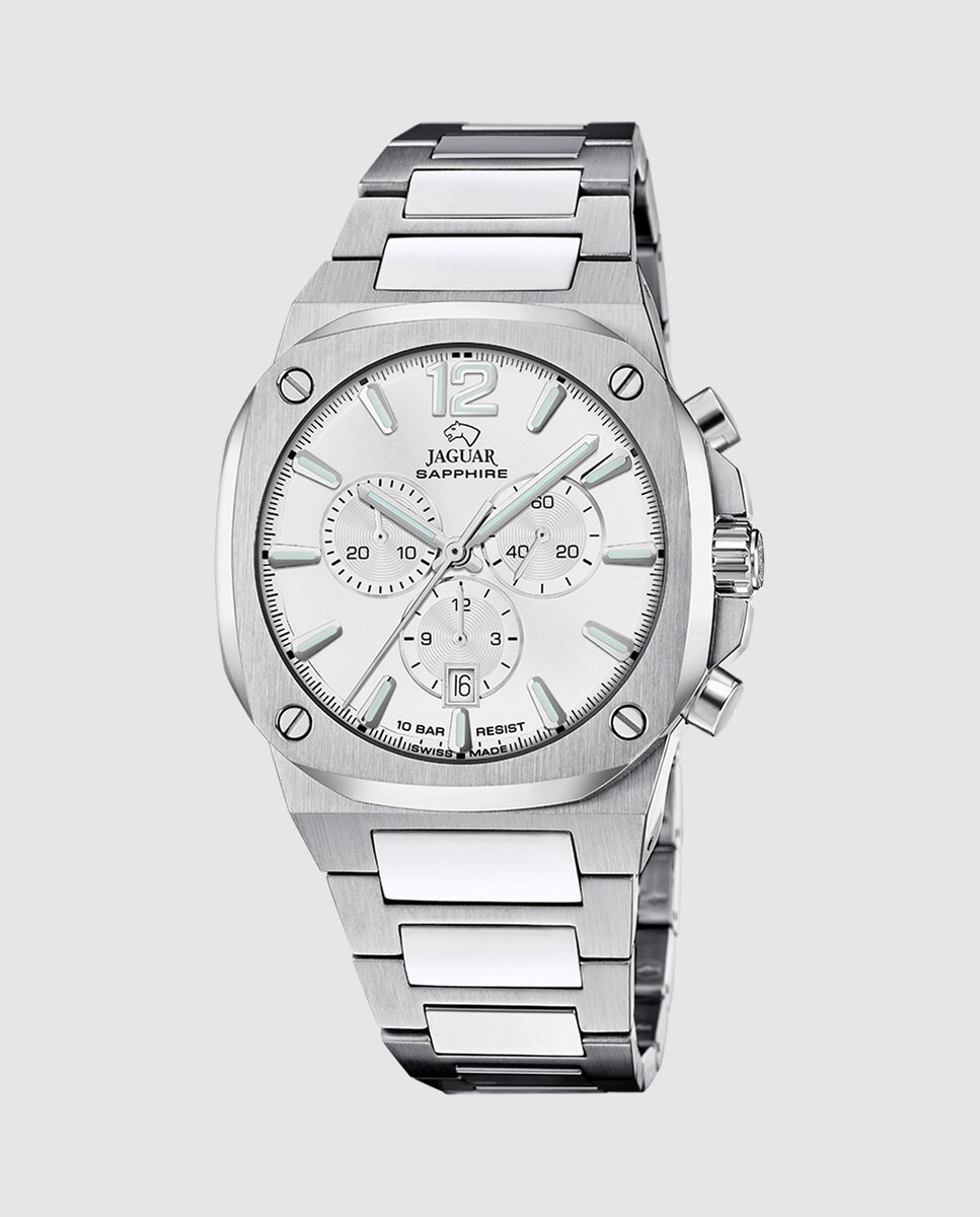 Relógio J1025/4 Swiss Made Rondcarre de Aço Prateado Prata-1