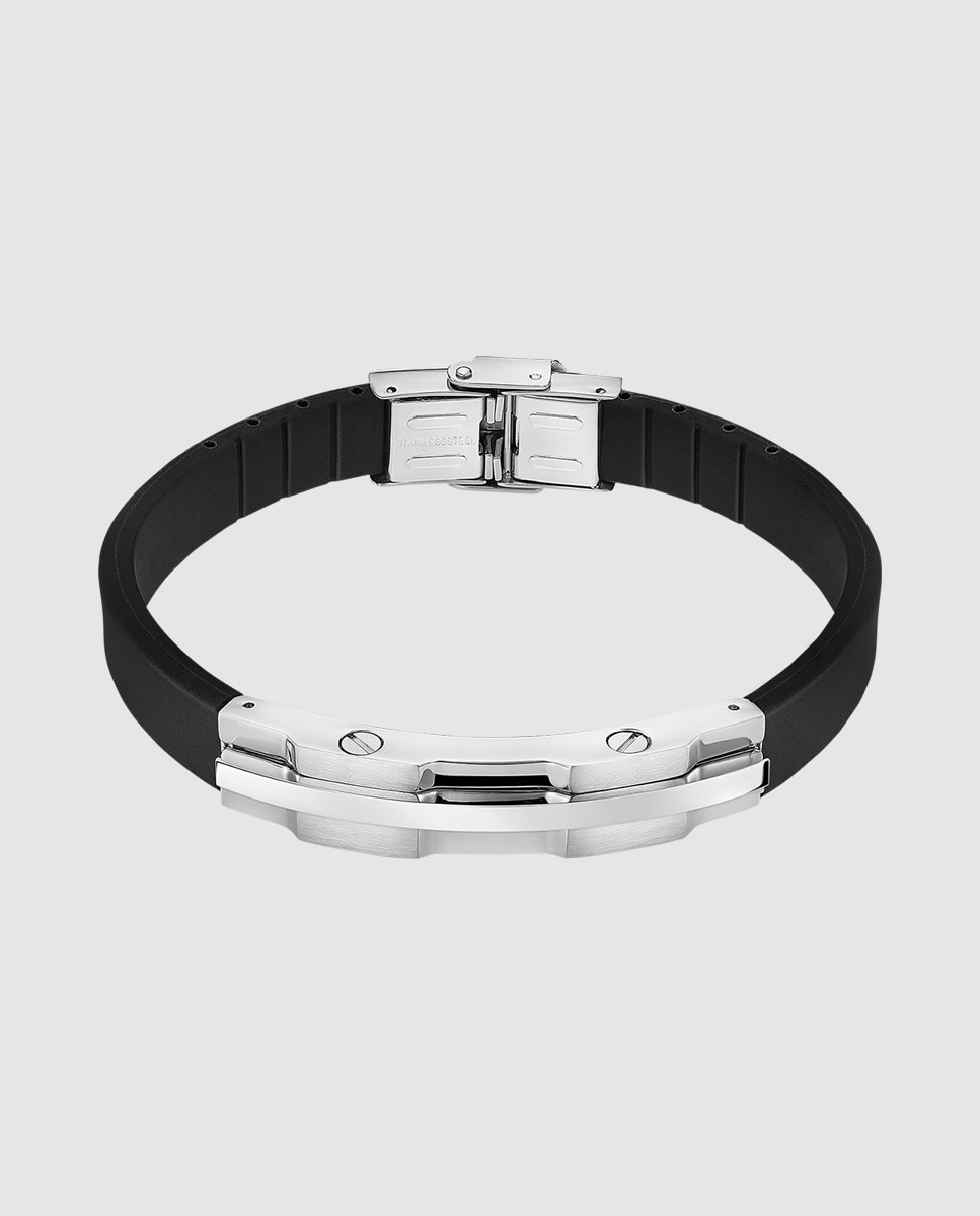 Pulseira Lotus Style Ls2455-2/1 Men In Black de Aço Inoxidável 316l Prateado-1