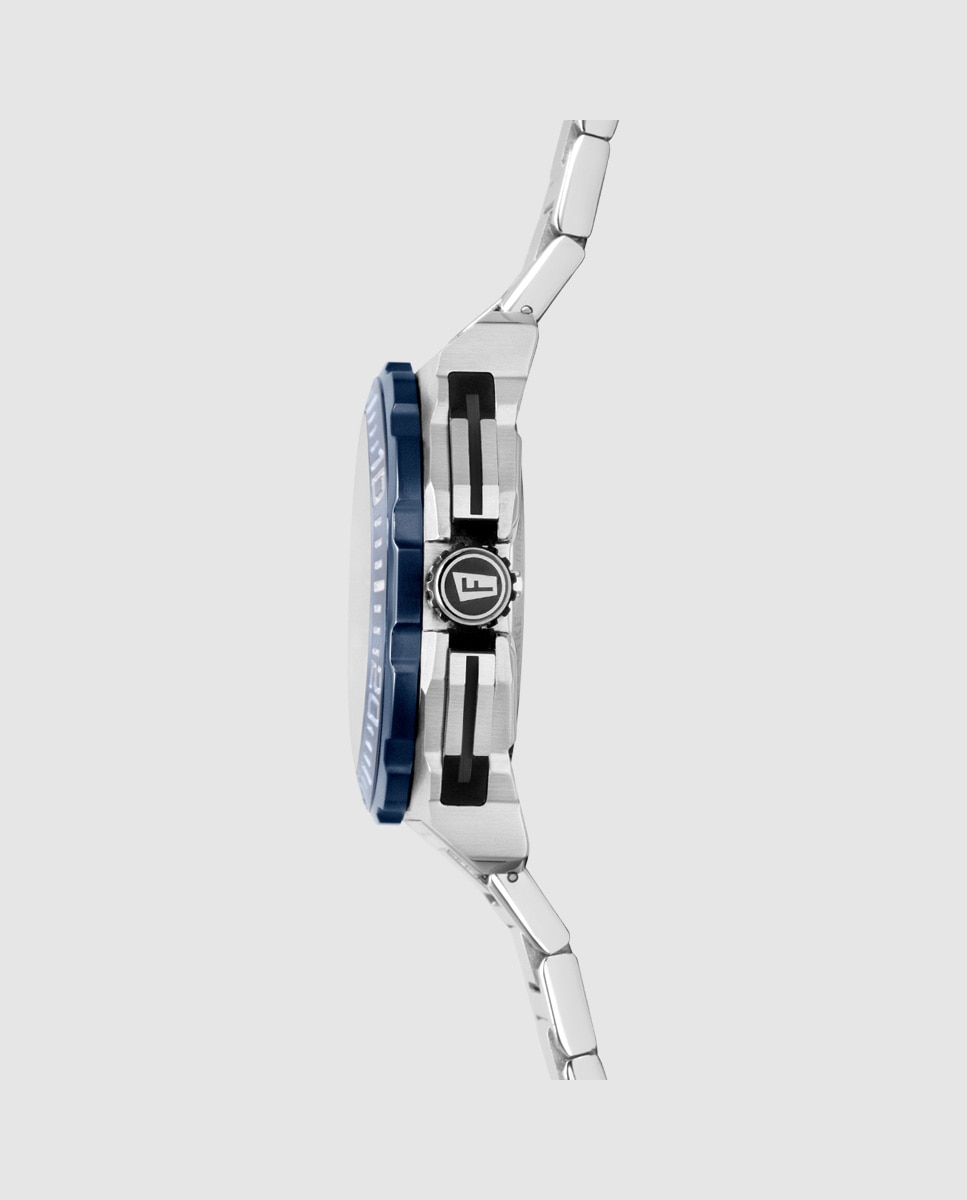 Relógio F20724/1 Chrono Bike de Aço Prateado Prata-4