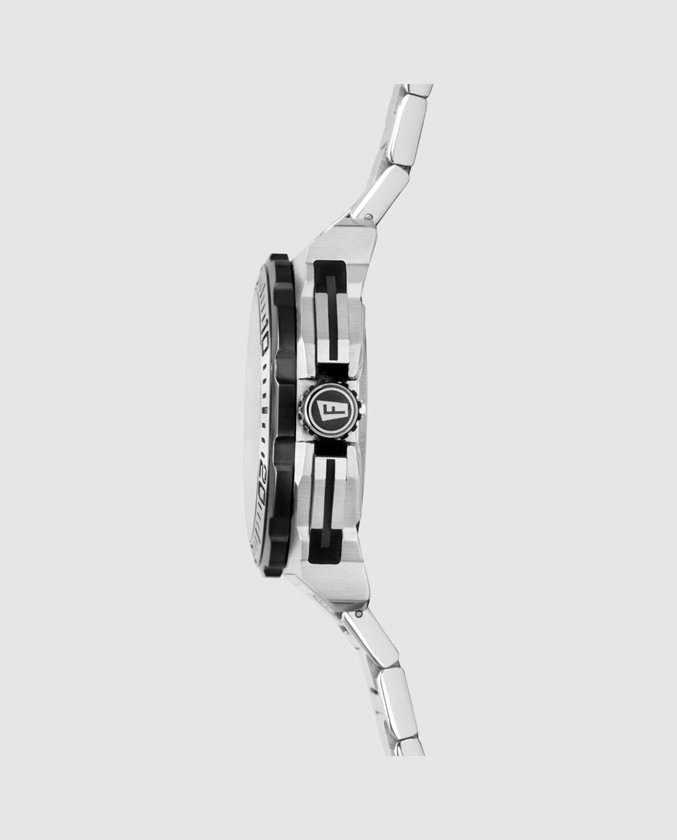 Relógio F20724/4 Chrono Bike de Aço Prateado Prata-5