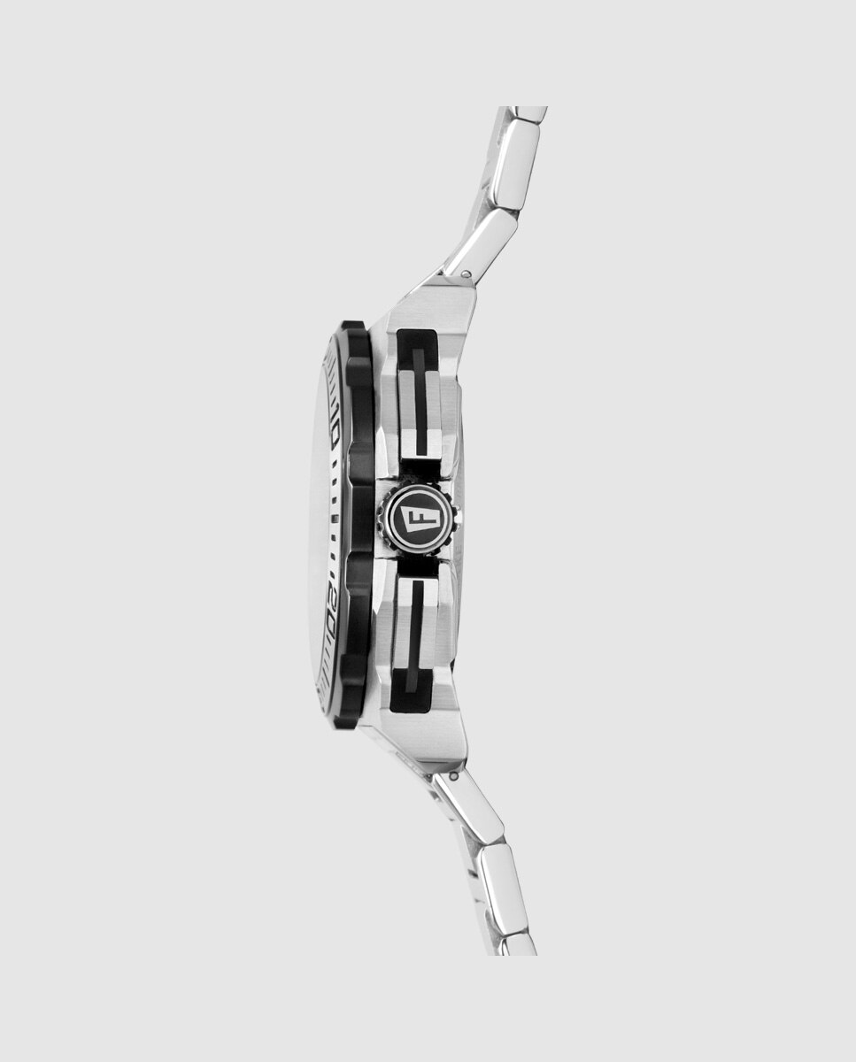 Relógio F20724/6 Chrono Bike de Aço Prateado Prata-5