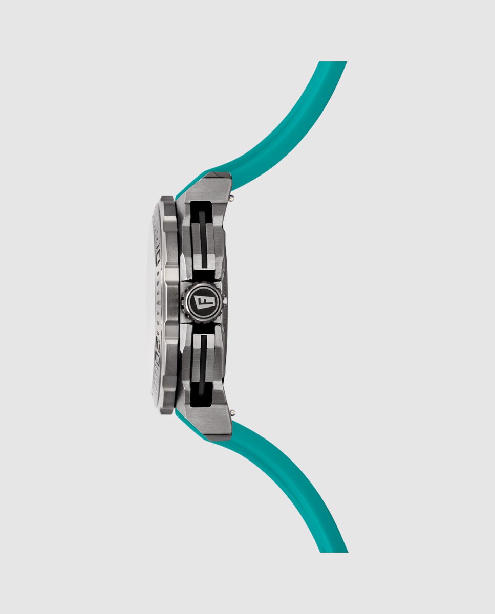 Relógio F20725/6 Chrono Bike de Borracha Azul Azul-5