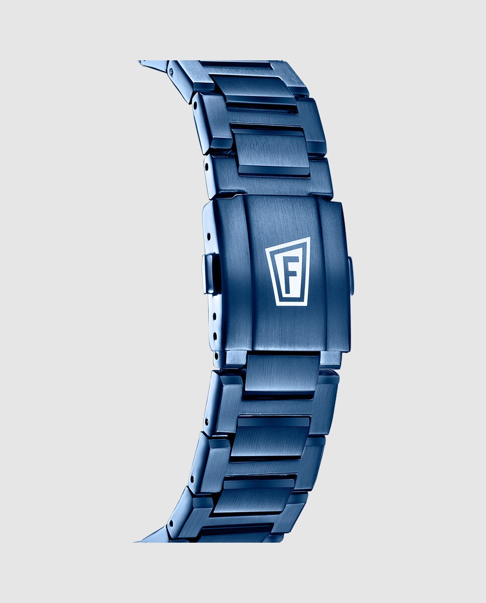 Relógio F20729/1 Chrono Bike de Aço em Azul Azul-6