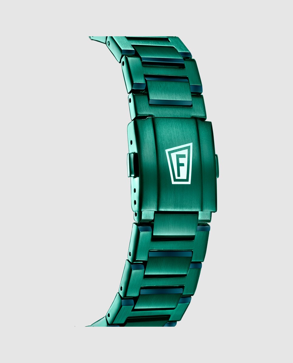 Relógio F20730/1 Chrono Bike de Aço em Verde Verde-6