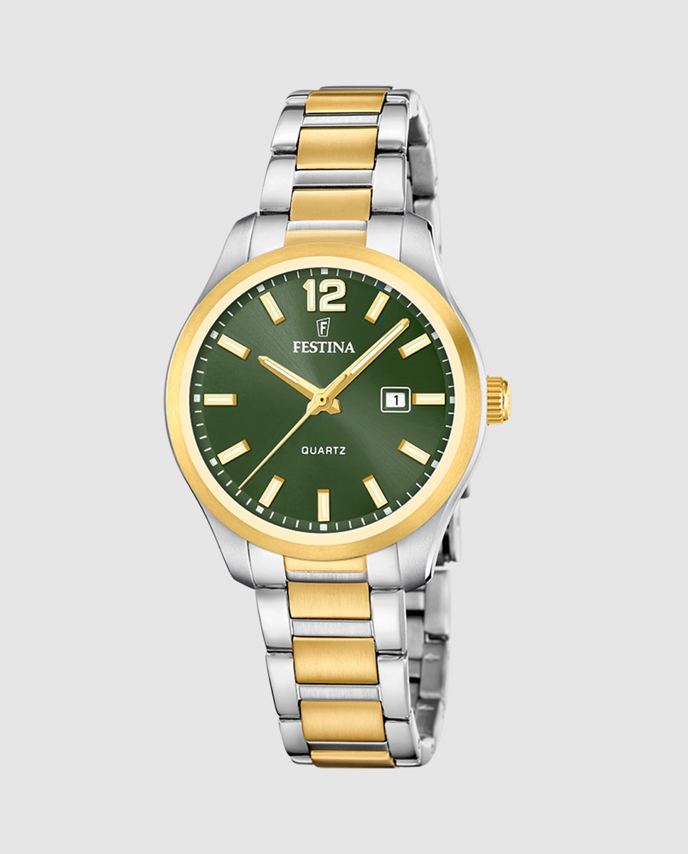 Relógio F20739/4 Aço Clássico de Aço Multicolor Multicolor-1