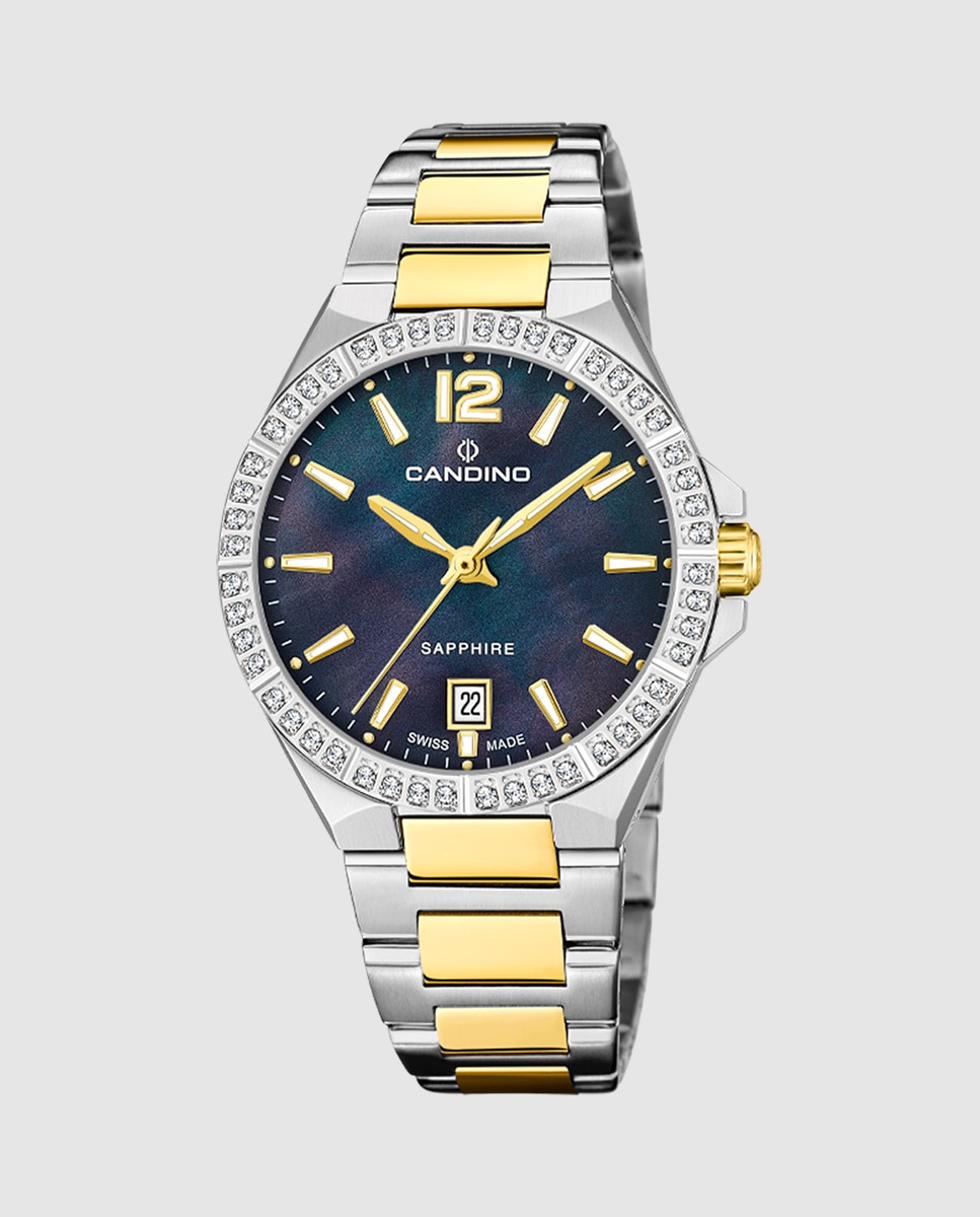 Relógio de Mulher C4761/b Classic Ladies de Aço Multicolor Multicolor-1