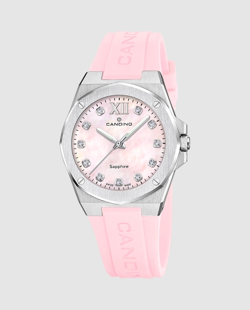 Imagem 0 de Relógio C4777/7 Lady Elegance de Borracha Rosa