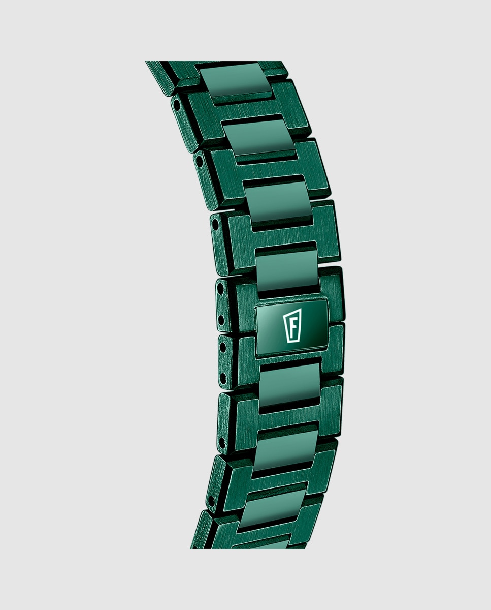 Relógio F20072/1 Swiss Made Automático de Aço em Verde Verde-6