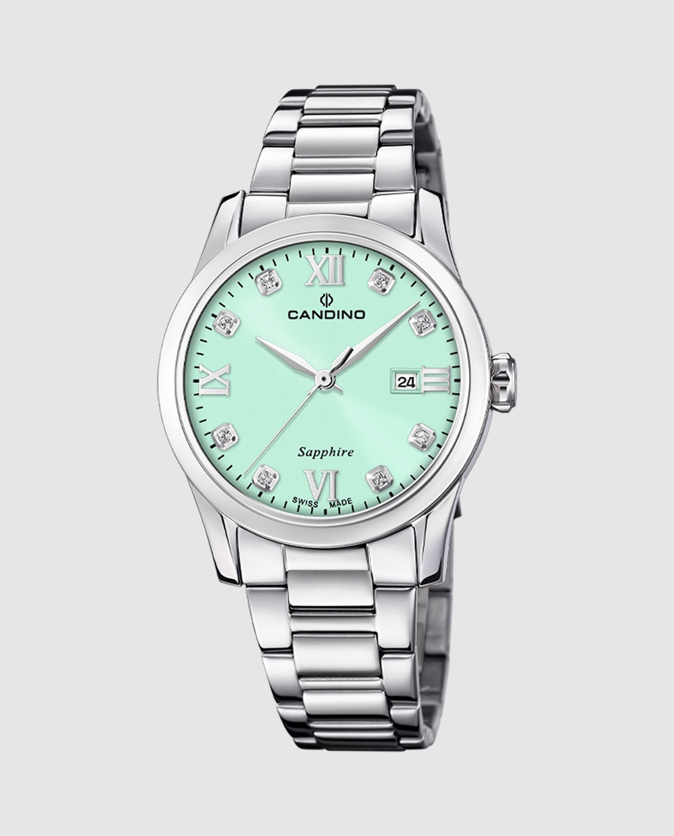Relógio C4738 5 Classic Ladies de Aço Prateado Prata-1