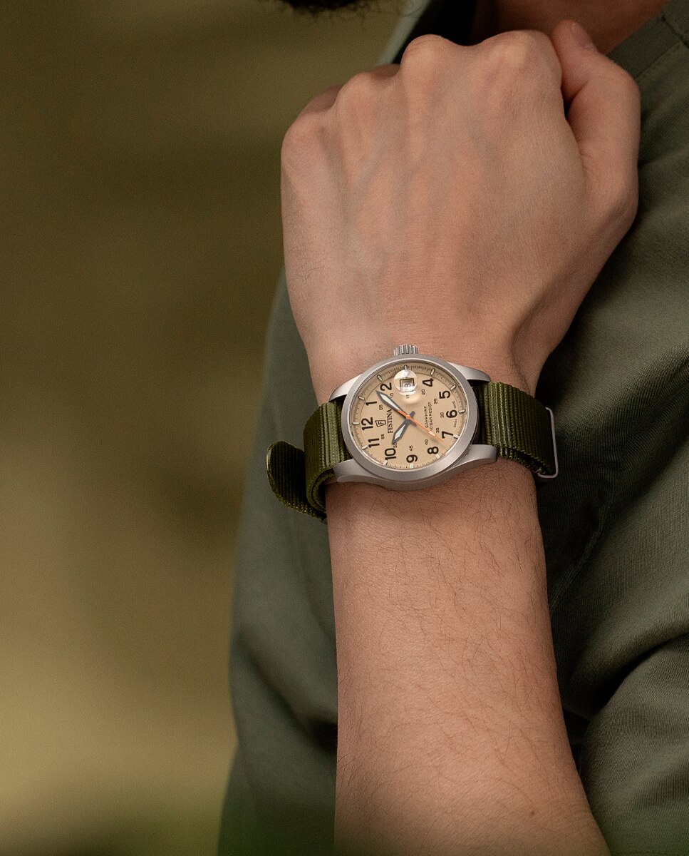 Relógio F20082/1 Field Watches de Têxtil em Verde Verde-7