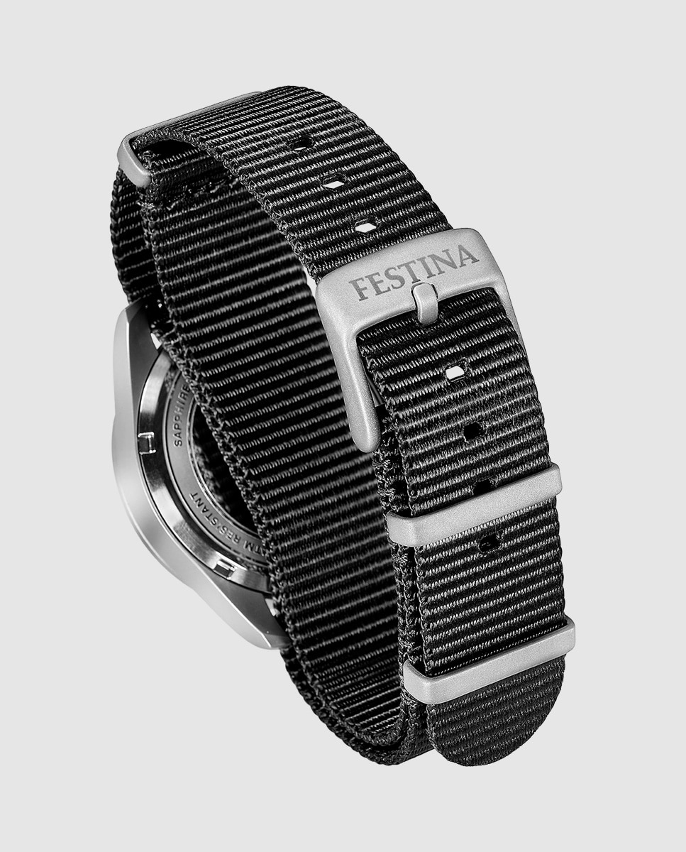 Relógio F20082/3 Field Watches de Têxtil em Preto Preto-5