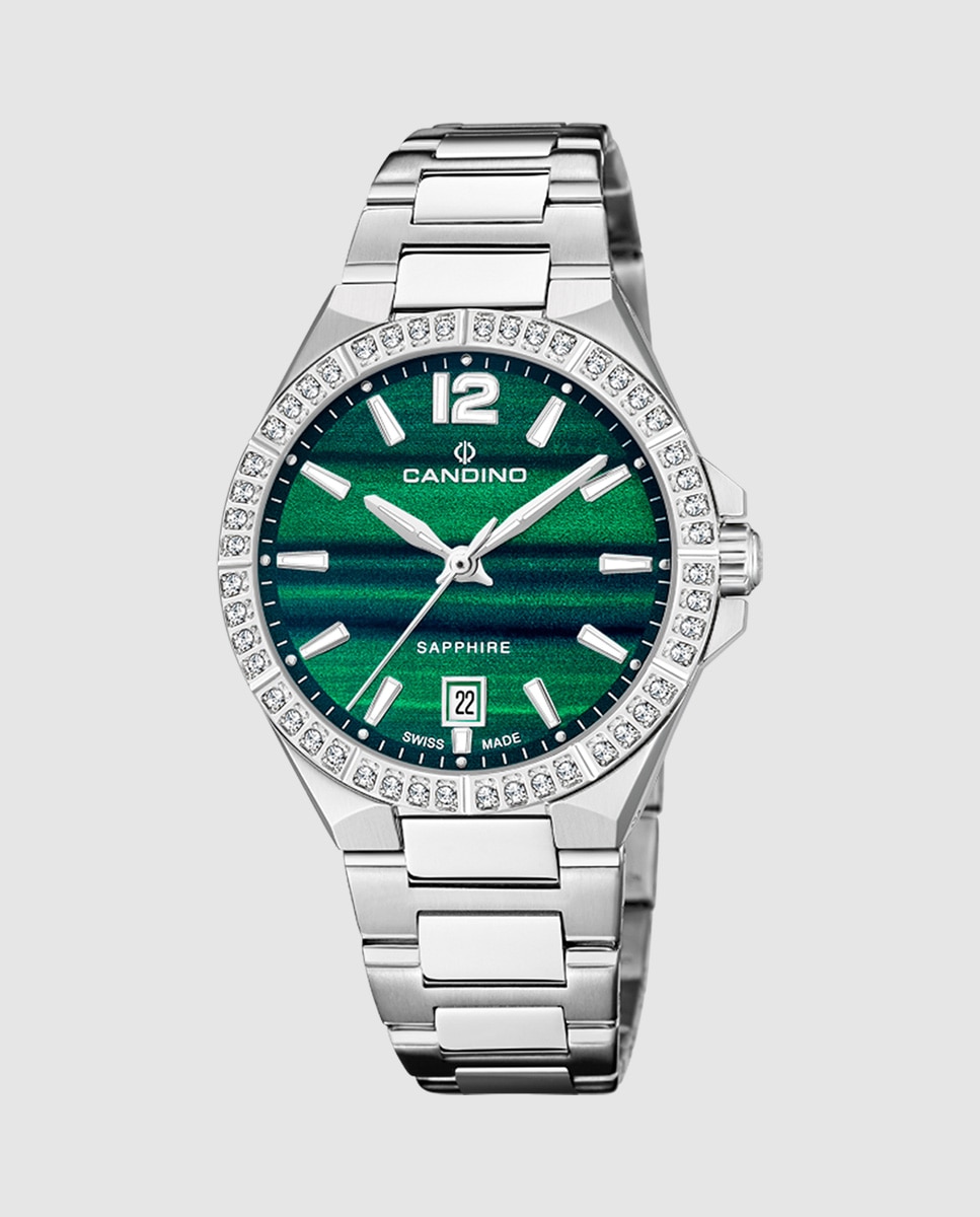 Relógio C4760 D Classic Ladies de Aço Prateado Prata-1