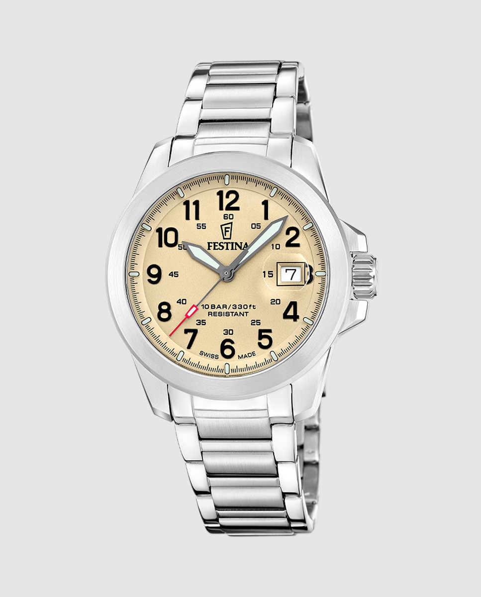 Relógio F20081/1 Field Watches de Aço Prateado Prata-1