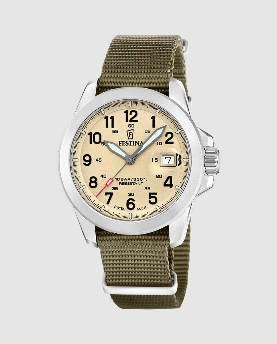 Relógio F20081/1 Field Watches de Aço Prateado Prata-5