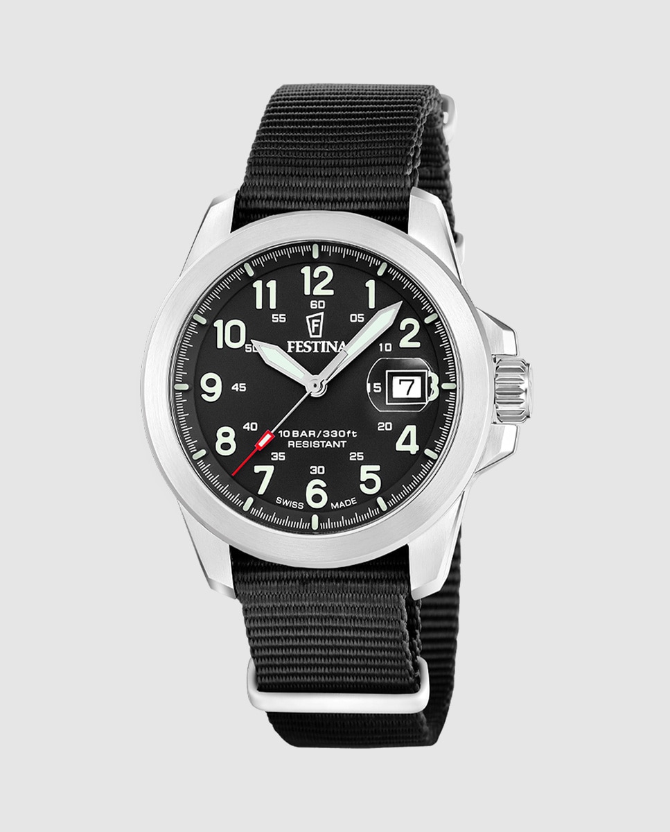 Relógio F20081/4 Field Watches de Aço Prateado Prata-4