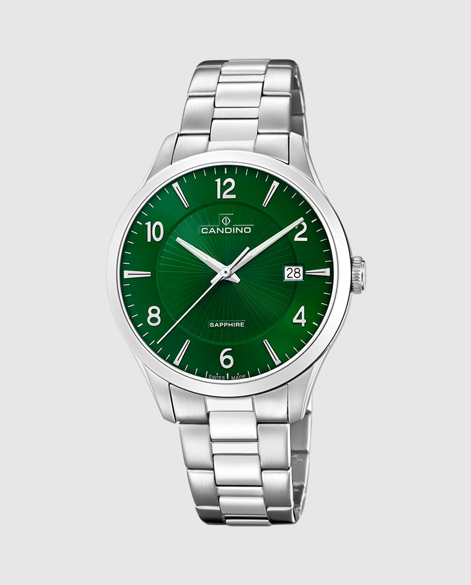 Relógio C4798/3 Classic Gents de Aço Prateado Prata-1