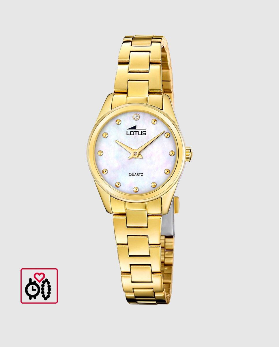 Relógio de Mulher 19007/1 2gether em Aço Dourado com Pulseira de Aço de Oferta Ouro-2