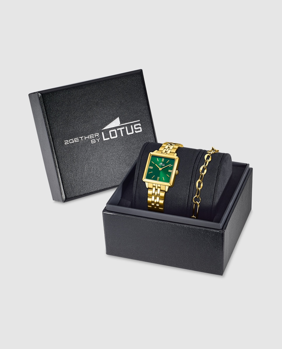 Relógio 19011/3 2gether em Aço Dourado com Pulseira de Aço de Oferta Ouro-1