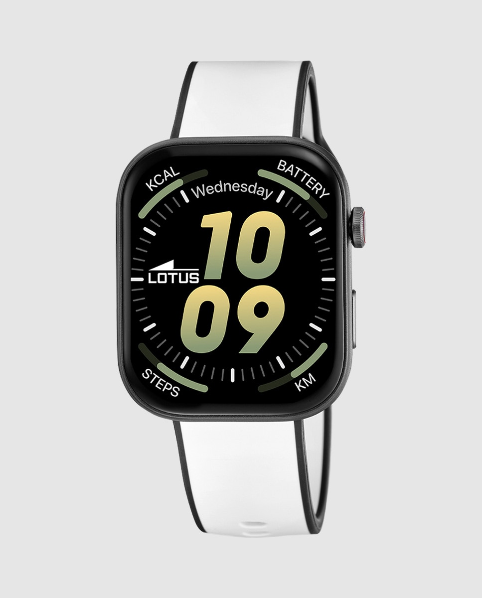 Relógio Smartwatch Unissexo 50214/2 Smartime 2nd Gen de Borracha Branca Branco-1