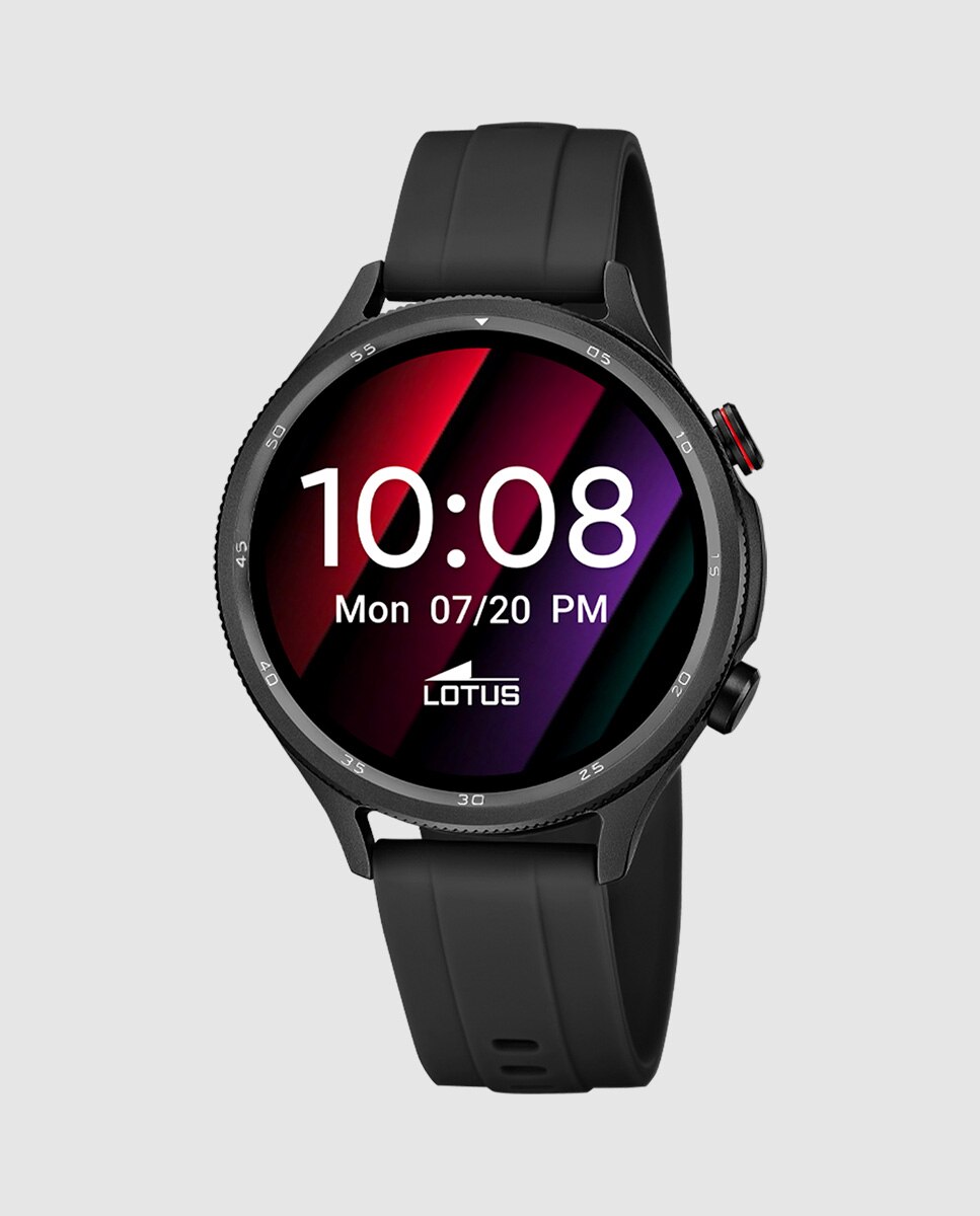 Relógio Smartwatch 50205/1 Smartime 2nd Gen de Borracha em Preto Preto-1
