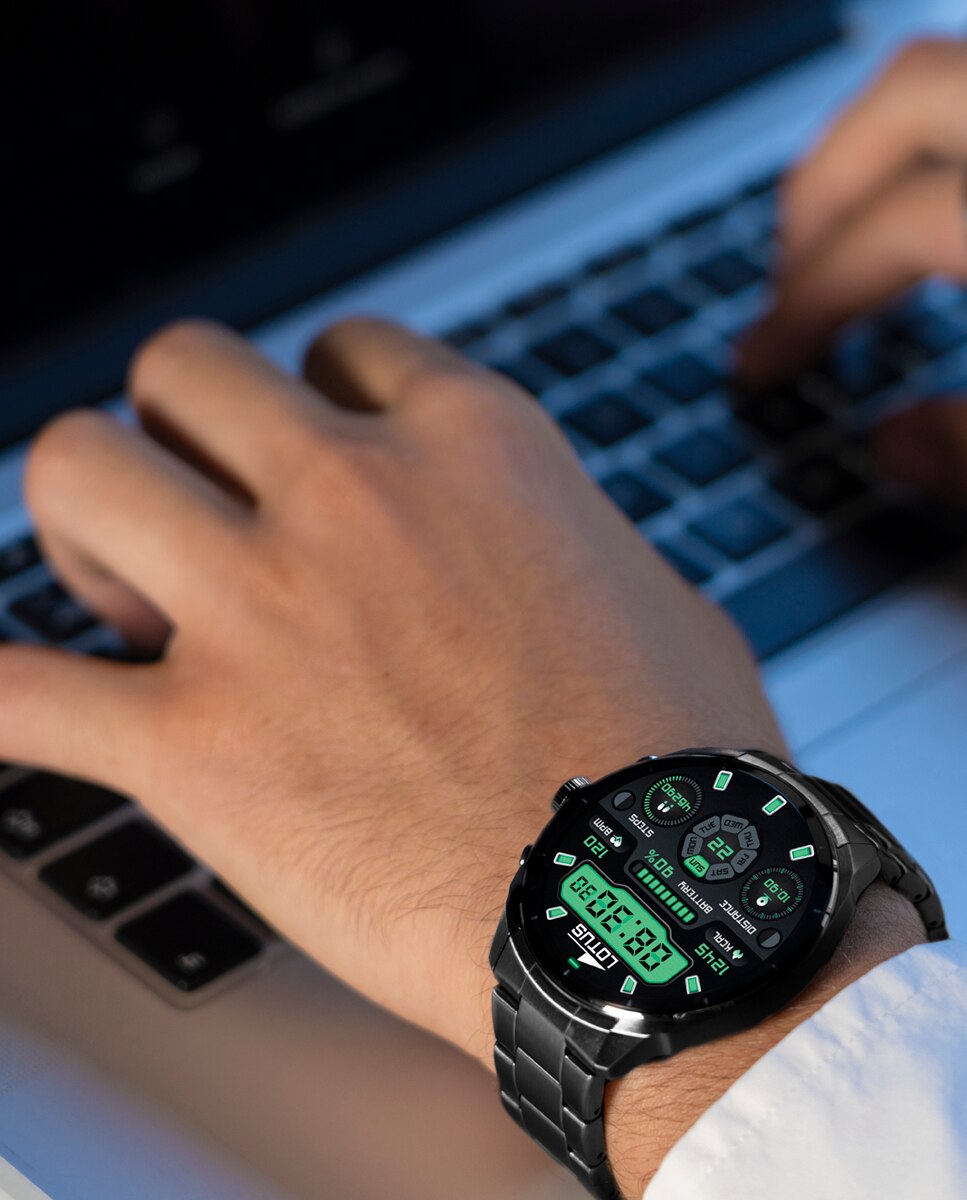 Relógio Smartwatch 50207/1 Smartime 2nd Gen de Aço em Preto Preto-2