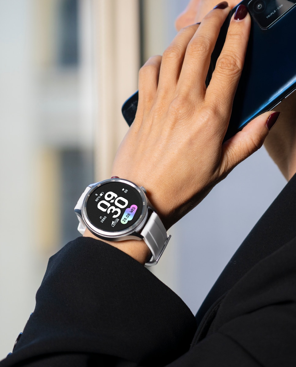 Relógio Smartwatch 50203/1 Smartime 2nd Gen de Borracha em Branco Branco-2